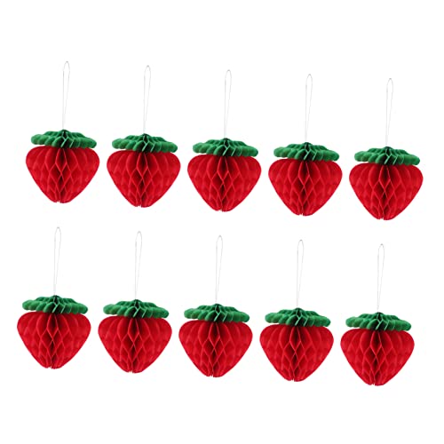 JUMPLAWN 10piezas Adornos Colgantes de Panal de para Decoración de Fiestas y Bodas Reutilizable para Navidad y San Valentín
