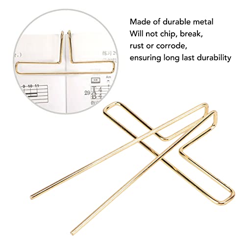 Muziekboekclip, roest- en corrosiebestendig lichtmetaal Veelzijdige draagbare muziekpaginahouder voor pianotraining-muzikanten - Image 3
