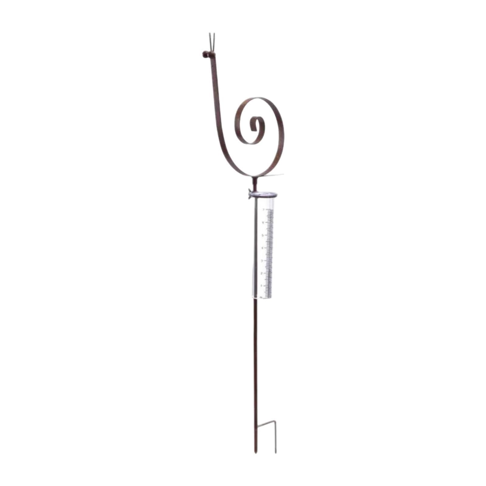 MYADDICTION Garden Rain Measure Gauge Yard Outside Porch Farm Courtyard Snail Rain Gauge-picture-12