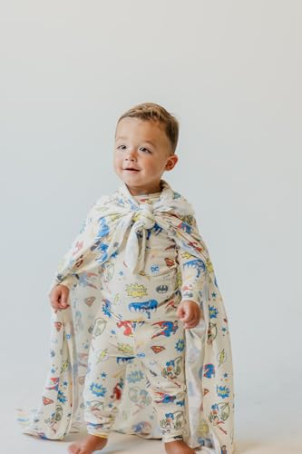 Copper Pearl Two Piece Long Sleeve Toddler Pajamas PJ Sets for Boys and Girls - Adorable Pattern Pajamas, Breathable Fabric to Keep Cool While Sleeping, Sizes 12 Months to 5T - Justice League™3