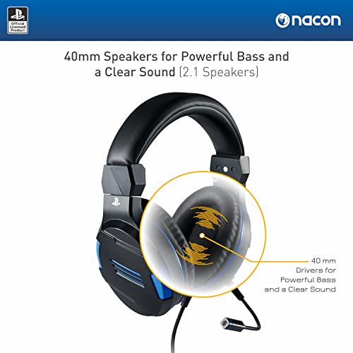 Bigben 221920 Official Stereo Gaming Koptelefoon, Zwart/Blauw (Ps4) - Afbeelding 4
