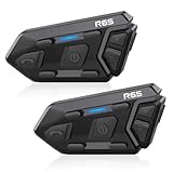 バイク インカム WAYXIN R6S ヘルメット イヤホン 6人接続 2人同時通話 通信距離1500m 50H連続使用 Qualcommチップ Bluetooth 5.4 4重ノイズキャンセリング ENC&DSP&CVC Siri対応 HIFI音質 IP67防水防塵 着信自動応答 異なるインカム接続 TELEC認証済み 日本語 音声アシスタント日本語説明書(2pcs)