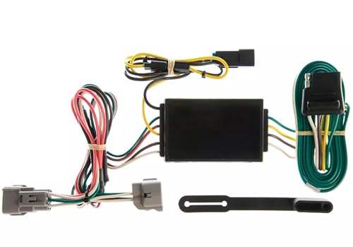 GUIYINT 4-Pin Trailer Wiring Harness Vehicle-Side Connector, Compatible with Jeep Cherokee (Sport, Limited), Black - OEM 55354 Replacement, Heavy-Duty Towing Cable with Waterproof Design