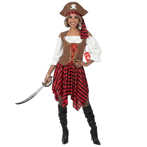 Fun Shack Disfraz Pirata Mujer Sexy, Disfraces Piratas, Traje Pirata, Disfraces Corsaria, Disfraz Mujer Carnaval   L