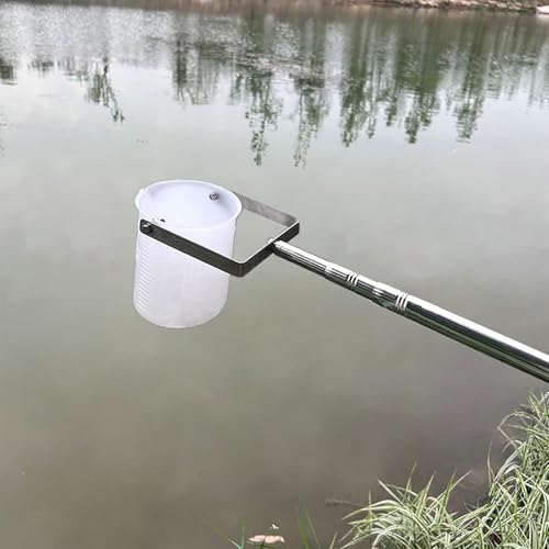 Barra de agua ultraligera de 1000 ml, vaso de plástico para muestras de péndulo, ideal para muestreo de lodos y fácil de usar