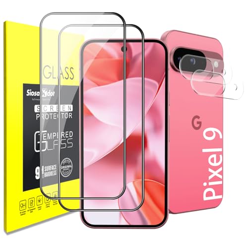 Verre trempé Google Pixel 9 et objectif photo x2 haute résistance