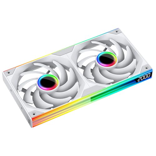 Ventilateur PC 240 ARGB blanc parfait pour harmoniser un setup gaming épuré