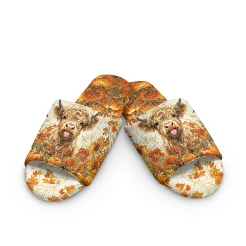 Forchrinse Open Toe Slippers for Women Men Cozy Slip On House Slipper Washable Reusable Indoor Slipper for Spa Hotel Travel2