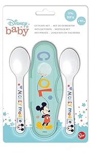 Disney Mickey Maus Baby Esslöffel Set 3Tlg