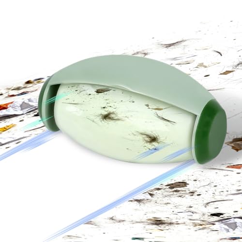 Image of Portable Lint Roller, 1 Pack Travel Size Reusable Lint Rollers, Extra Sticky Small Lint Remover for Cat Dog Pet Hair and Clothes(Green)