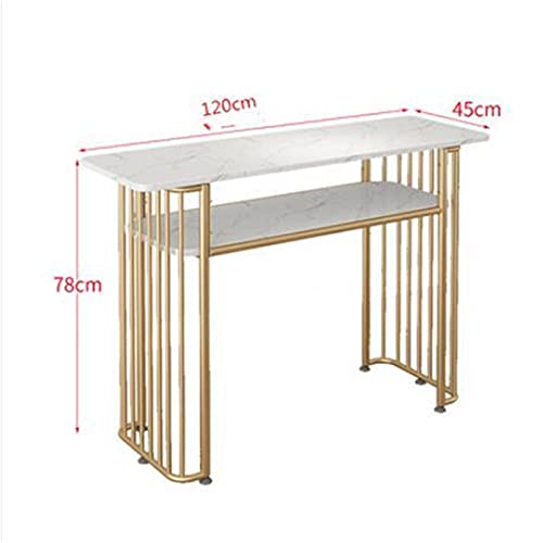 ACYY Maniküre-Nageltisch Und Stuhl Set Single Und Double Manicure Station Einfach Und Modern (Color : Table120cm) – Bild 3