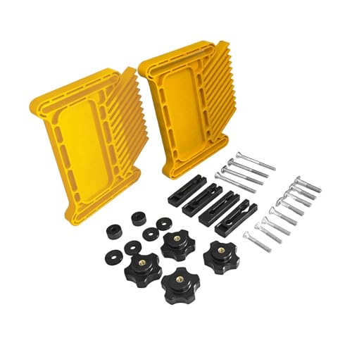 AMSLSIU Tablas de plumas duraderas Herramientas para trabajar la Para madera Materiales de nailon ABS Tabla retención fija durante el proceso corte Tabla plumas doble cara multifuncional Vertical