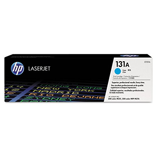 Tóner HP 131A Cian Laserjet Original (CF211A) Para HP Laserjet Pro M276nw, M251nw