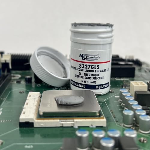Image of MG Chemicals 8327GL5-25ML Non-Silicone Liquid Thermal Gel 5 W /(m.K), 56g, 1-Part Jar
