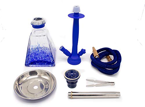 NEUE design extra Stabil Shisha set, Wasserpfeife set, Aluminium, Wasserpfeife Komplettset, Hookah set ca. 48 cm mit 1… – Bild 3