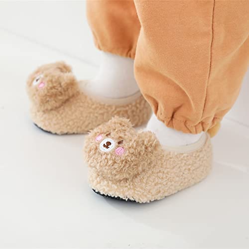 Winter Children Toddler Shoes for Boys and Girls Floor Shoes Flat Bottom Non Slip Slip On Plush Warm and 10c Boys Shoes2