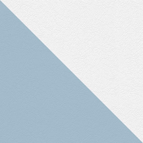 Profhome Carta da parati struttura 563217-GU carta da parati intissata (TNT) verniciabile bianco 0,53 m x 10,05 m / 5,33 m2