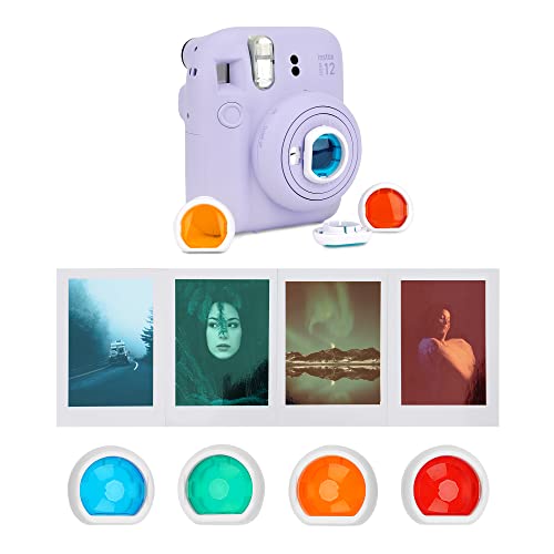 ZUIKAKU15 in 1 Mini 12 Accessories Compatible with Fujifilm Instax Mini 12 Instant Film Camera (Purple) - Image 3