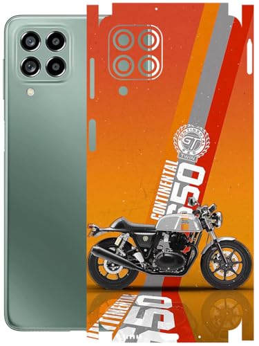 Image of AtOdds - Full Body Back Screen Guard Protector Film - Lamination Wrap Skin Sticker Compatible with Samsung Galaxy M53 (5G) | Scratchproof Matte Finish (Bullet)
