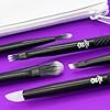 Moda-Royal-Langnickel-BMX-GE6-Make-up-Pinsel-Set-mit-Tasche-inkl-Concealer-Glam-Topper-Wisp-Spitzer-Liner-abgewinkelter-Liner-Schwarz-6-teilig Moda Royal & Langnickel BMX-GE6 Make-up-Pinsel-Set mit Tasche, inkl. Concealer, Glam Topper, Wisp, Spitzer Liner…