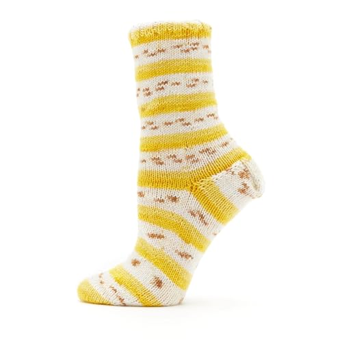 Image of Premier Yarns Fruits, Acrylic Sock Yarn, 2-Pack Bundled with Bella's Crafts Stitch Markers (Banana)