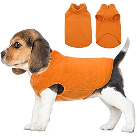 FUAMEY Hunde-Fleece-Weste, warmes Sweatshirt Cover