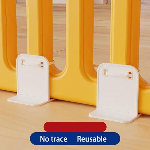 Image of 4pcs Playpen Stabilizer - Anti Slip & Adhesive Fixing Clip, Stand Support