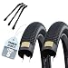 2er Set Schwalbe Fahradreifen Billy Bonkers 20x2,00 Zoll(50-406) + AV/DV/SV/SCV/Ohne Schlauch und 3 Metall Reifenheber E Bike