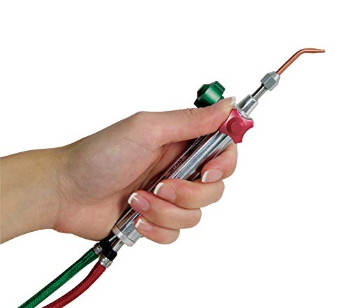 Soldering Jewelry Torch Kit with 5 Tips Oxygen/Propane Melting Cast Gold Silver Brazing Crafts