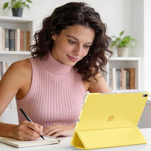 Coque iPad Air 13 M4 jaune pour le travail et les loisirs - 7