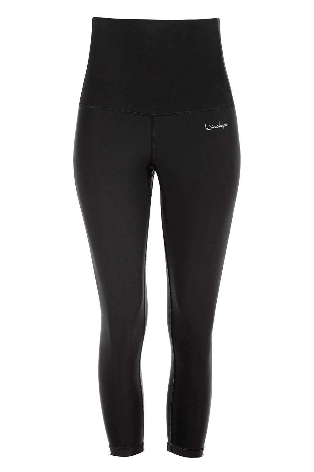 WINSHAPE - Functional Power Shape 7/8-tights „High Waist“ Hwl302, Schwarz, Slim Style, Leggings Donna