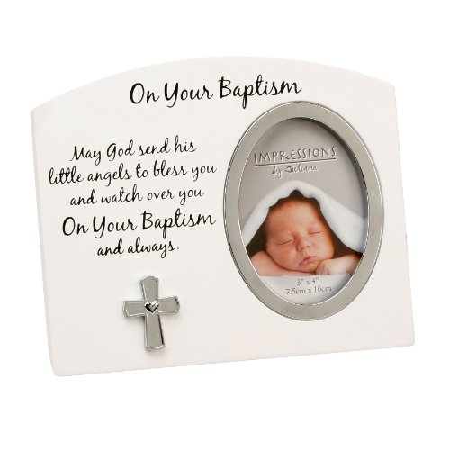 Bébé Baptême Cadre photo Coffret cadeau Poème Message garçon fille bébé