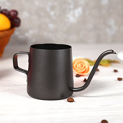 Image of Stainless Steel Gooseneck Kettle for Pour Over Coffee Precision Pouring Coffee Kettle with Narrow Spout 250ml & 350ml Options