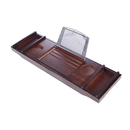 Preisvergleich Produktbild Versenkbarer Rutschfester Bambus wasserdichter Bad-Handy-Tablet-Lesegestell