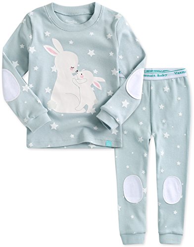 Image of VAENAIT BABY 12M-12Y Infant Kids Junior Boys Girls Animal Truck Rabbit Character 100% Cotton Pajamas Set