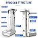 Bonxrdun Body Analyzer, Body Fat Composition Analyzer, Smart Digital BMI Full Body Fat Scale for Gym, Clinic, Home Use