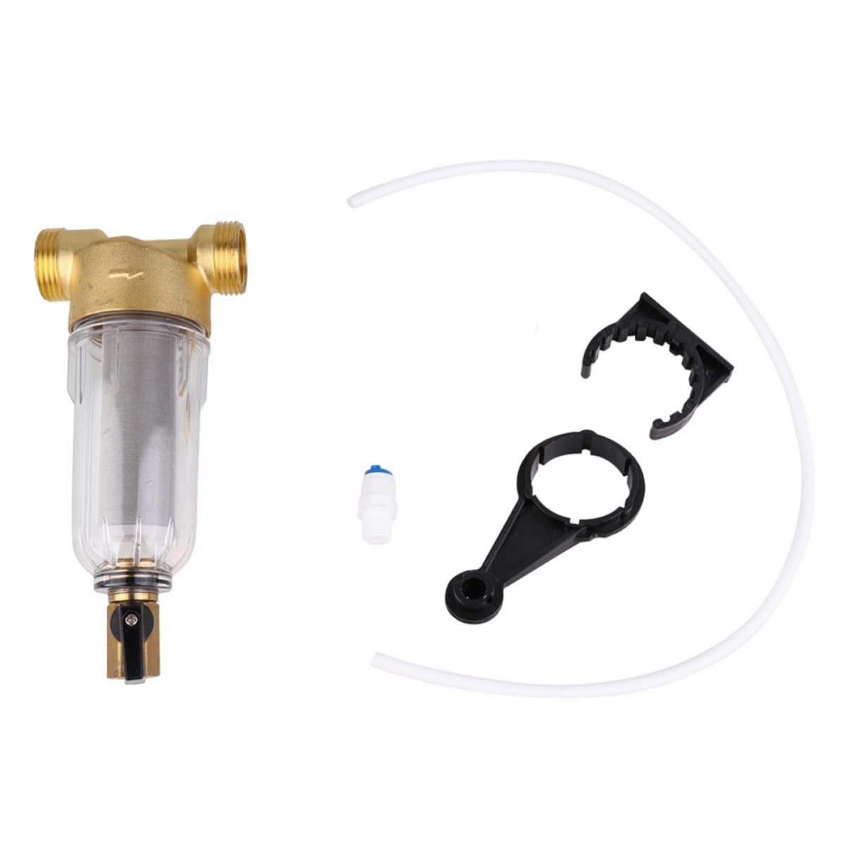 iplusmile Prefiltro de Agua de Grifo de Cobre Lavado Inverso