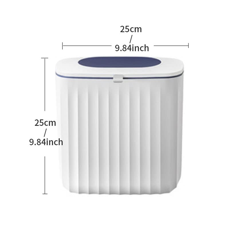 Pattumiera Cestino for bagno lattina a parete for la casa montata a parete con coperchio for la carta igienica del cesto di carta da bagno con coperchio for la spazzatura del cestino for diapositive I