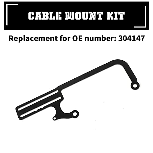 Cnraqr 304147 Ez Efi Cable Mount Kit For Automatic Transmission Tv Cables For Gm 700R4 Transfer Carburetor Throttle Cable Mount Bracket #TOP3