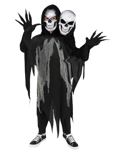 ROC PARTY Double Trouble Reaper Halloween Costume for Unisex Kids