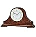 Bulova Chandler Lighted Mantel Clock, Model B1853 | Elegant Design | Illuminated Dial | Quartz Movement | Cherry Wood Finish | Battery Operated