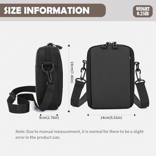 Bolsa cruzada impermeable Risipu con correa ajustable para el pecho 3