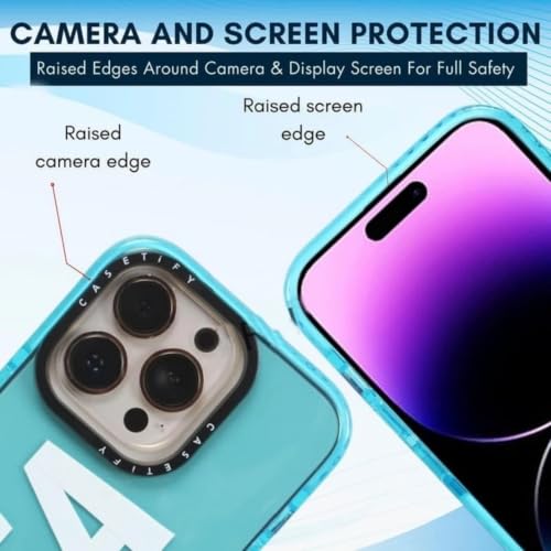 Image of for iPhone 12 Pro Max SEA Case Transparent, Grip Case Silicon Slim Fit Shock-Absorbing TPU Bumper & Anti-Yellowing Clear Protective Back Cover for iPhone 12 Pro Max (Blue, 01)