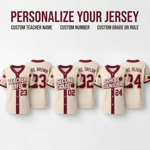 Personalized Teacher Shirts, Funny Teaching Shirt Gift for Educators, Back to School Outfit for Women miniatura 3