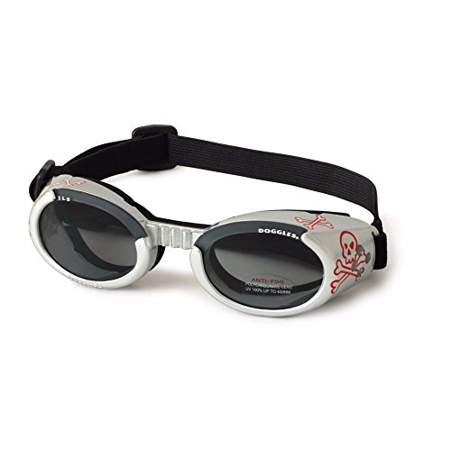 Doggles ILS Goggles Para Perro Gafas de Sol Calavera/Smoke Grandes