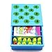 Produktbild Deeabo Frosch Schachbrett, Lustige Cartoon Tier Peg Solitaire Frosch Springen Spiel Intelligenzprüfer Schach Labyrinth Schach Logisches Denken Intellektuelles Tischspiel Spielzeug für Kinder