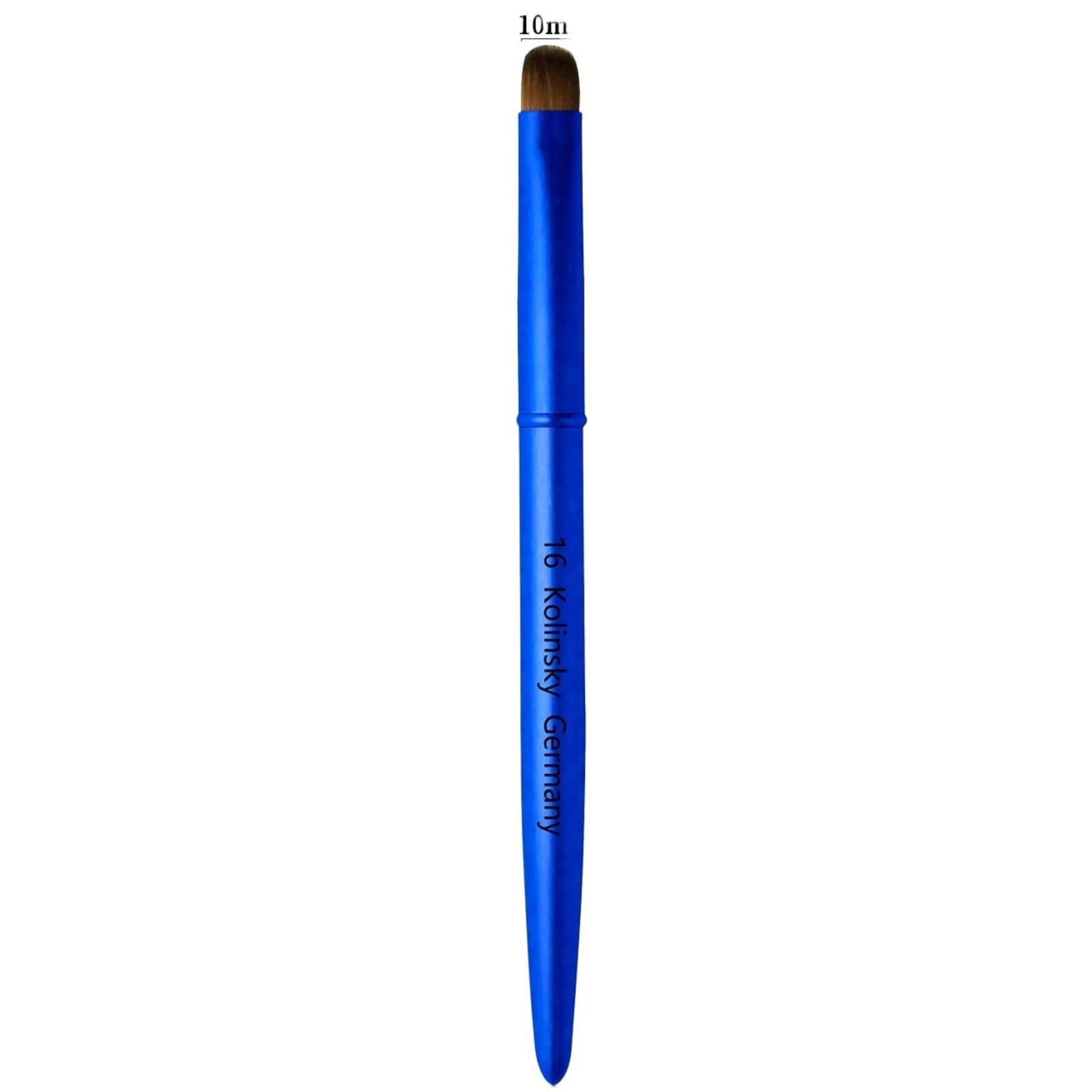 Pennelli unghie Pennello for nail art con manico elegante, perfetto for manicure in gel per il Fai Da Te(Blue)
