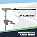 Newport Tiller Extension Handles - with Outboard Motors & Trolling Motors - Carbon Fiber Wrapped Composite Shaft - Available in 18