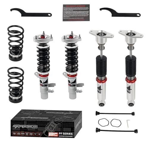 FAPO PF Coilovers for Ford Focus ST P3 2013-2018, 32-way Damper Adjustable Height Mono-Tube Upgraded Lowering Suspension Strut Kits