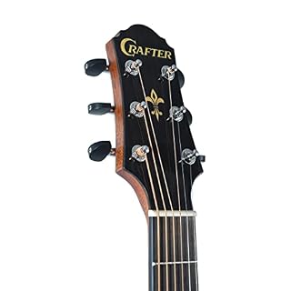 Guitare électro-acoustique Crafter Hde-250n - Les Beatles, Paul McCartney, John Lennon, RIngo Starr, George Harrison Guitare électro-acoustique Crafter Hde-250n – Image 4